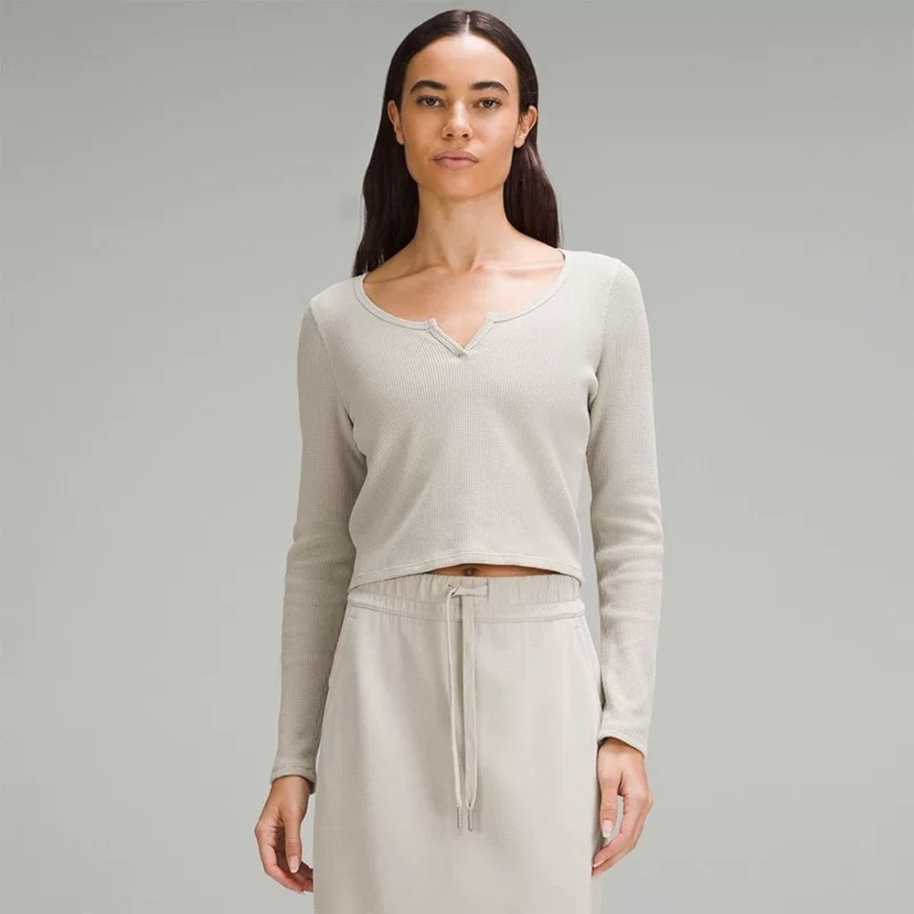 Lululemon cotton-blend Henry shirt